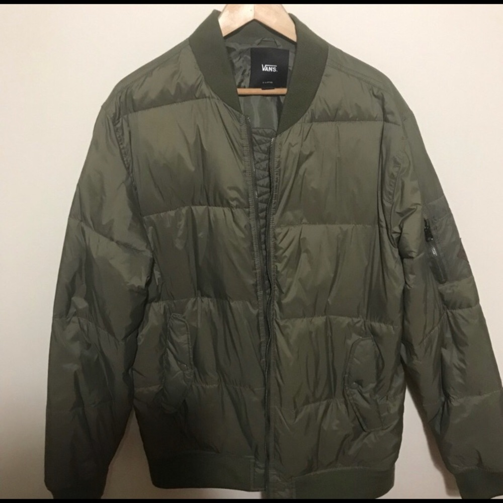 Vans Green Bomber Jacket XL